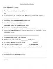 What the Health Movie Guide - ESL worksheet by DrewTrin