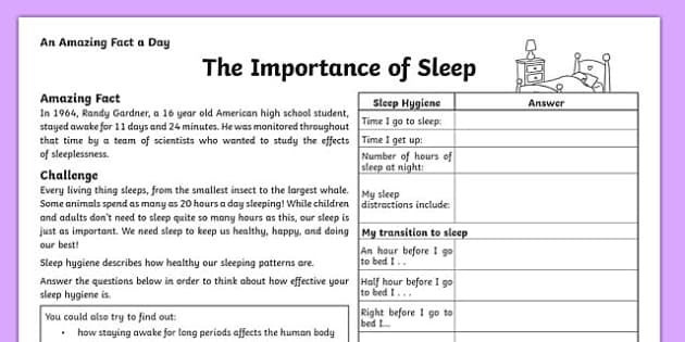 health worksheet for high school