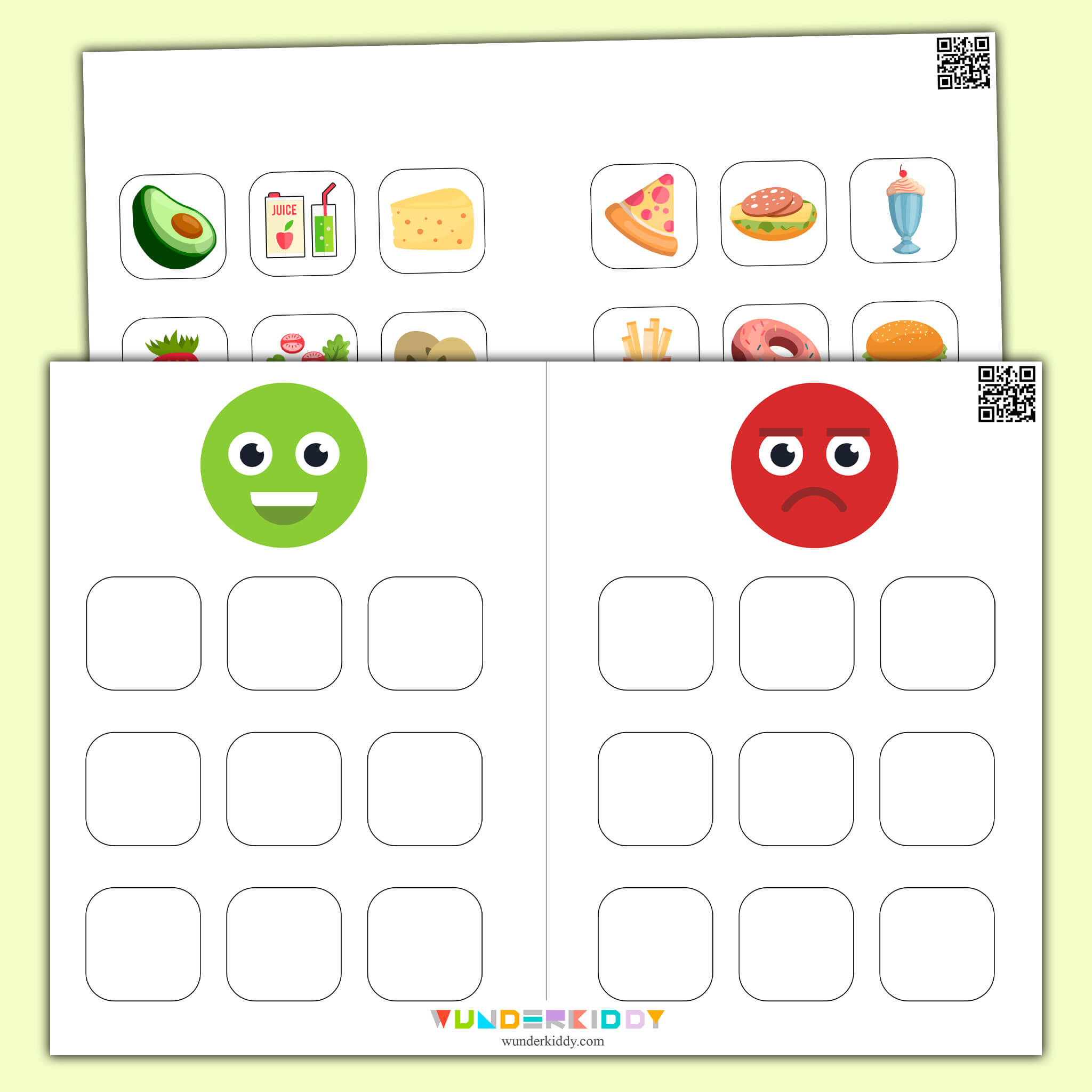 health worksheet for kindergarten