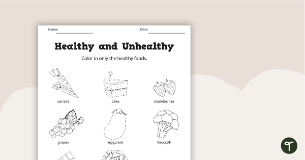 health worksheet free