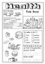 Health - ESL worksheet by saifonduan