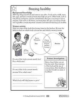 Staying healthy | 3rd grade, 4th grade Science Worksheet ...