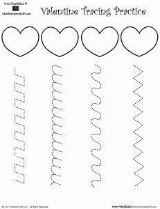 heart worksheet for preschool