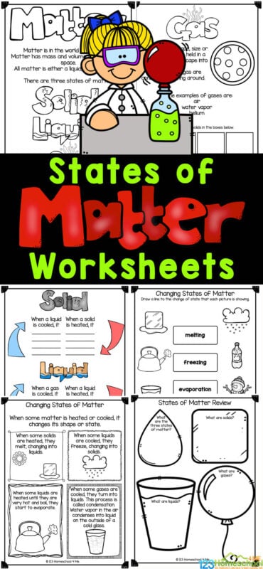 heat and states of matter worksheet answers