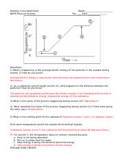 Heat Curve complete.doc - Heating Curve Worksheet Name Per Date 86 ...