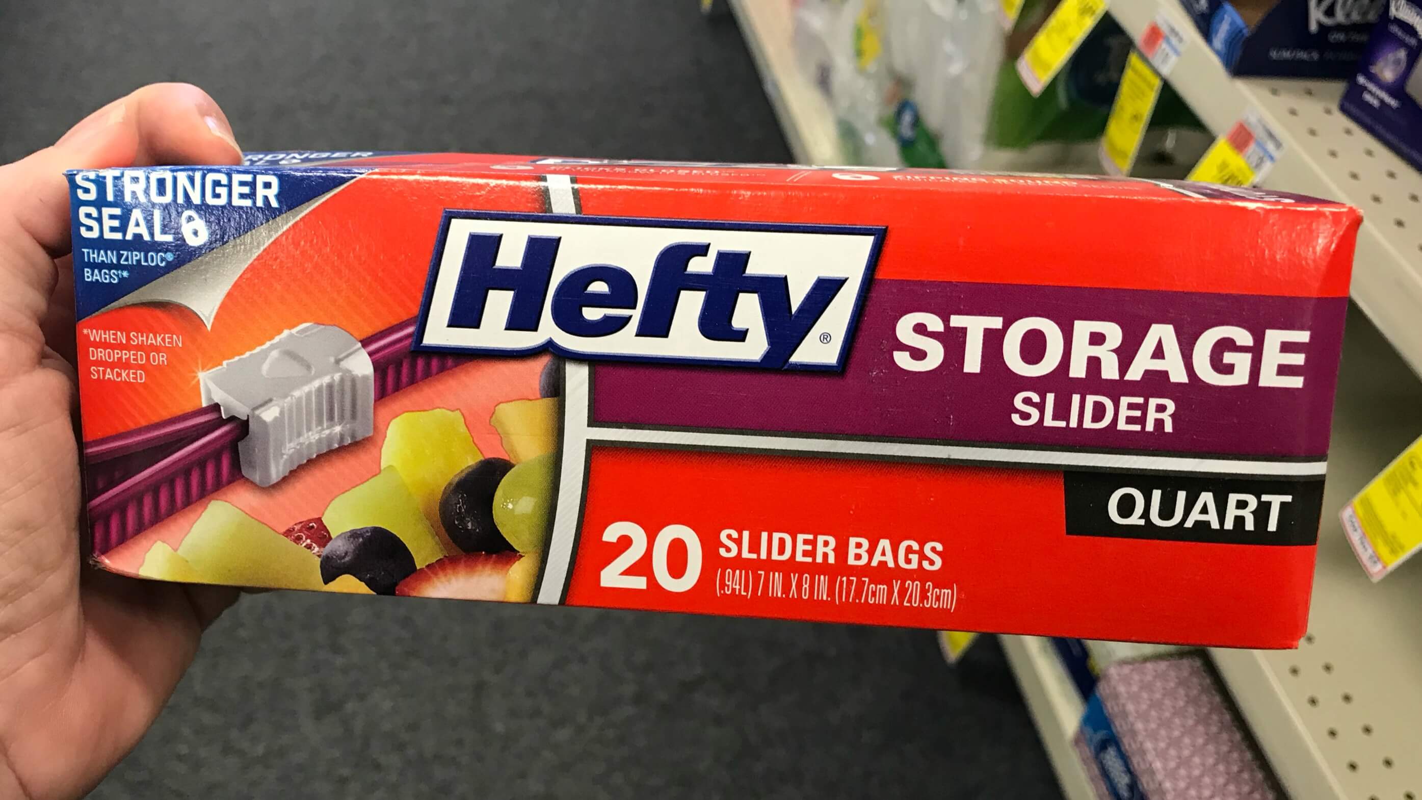 New $1/2 Hefty Slider Bags Coupon $0 50 at Dollar Tree More New $1/2 Hefty Slider Bags Coupon $0 50 at Dollar Tree More