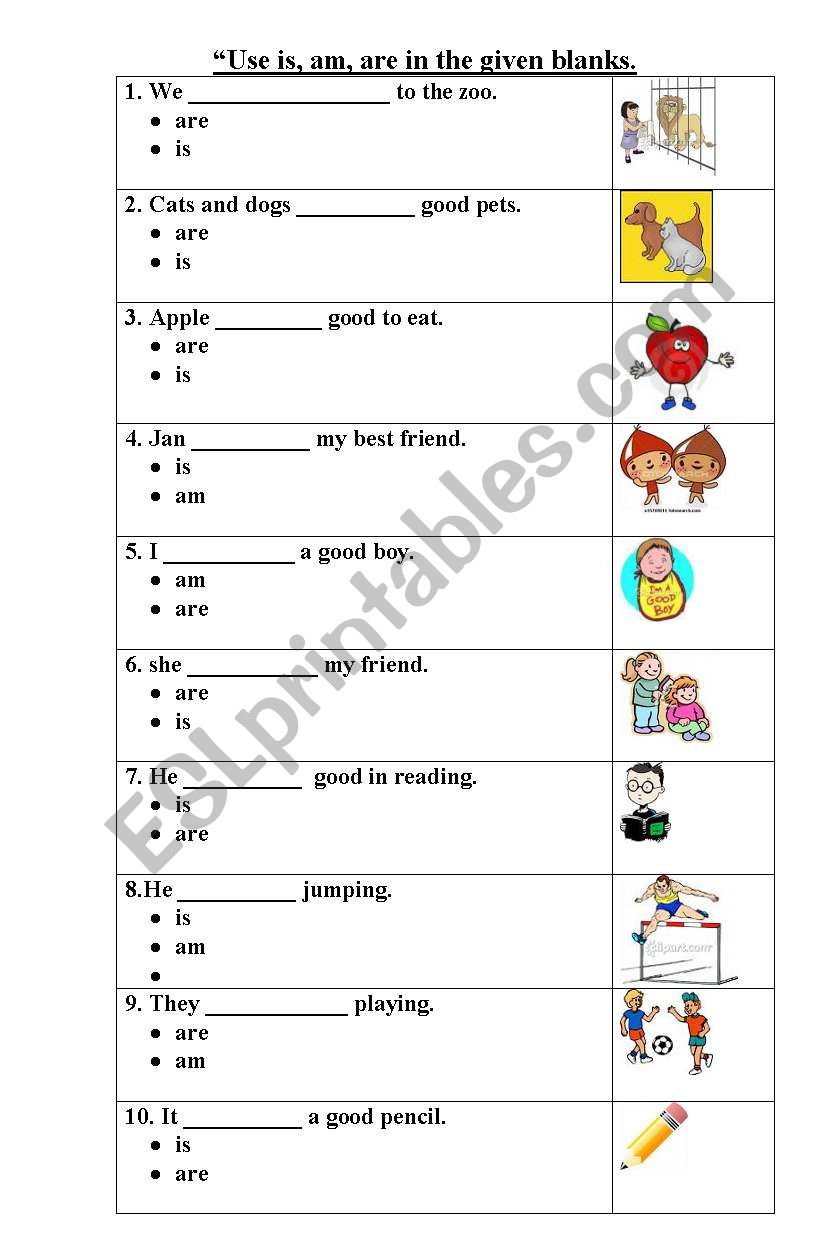 helping verbs kindergartin - ESL worksheet by monee143