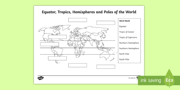 Parts of My Planet Labelling Worksheet / Worksheet - Twinkl