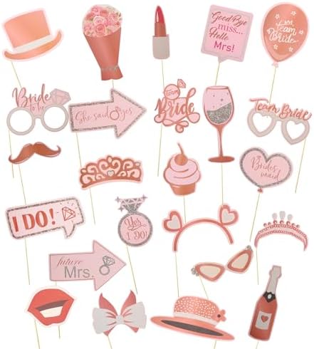 hens night photo booth props printable