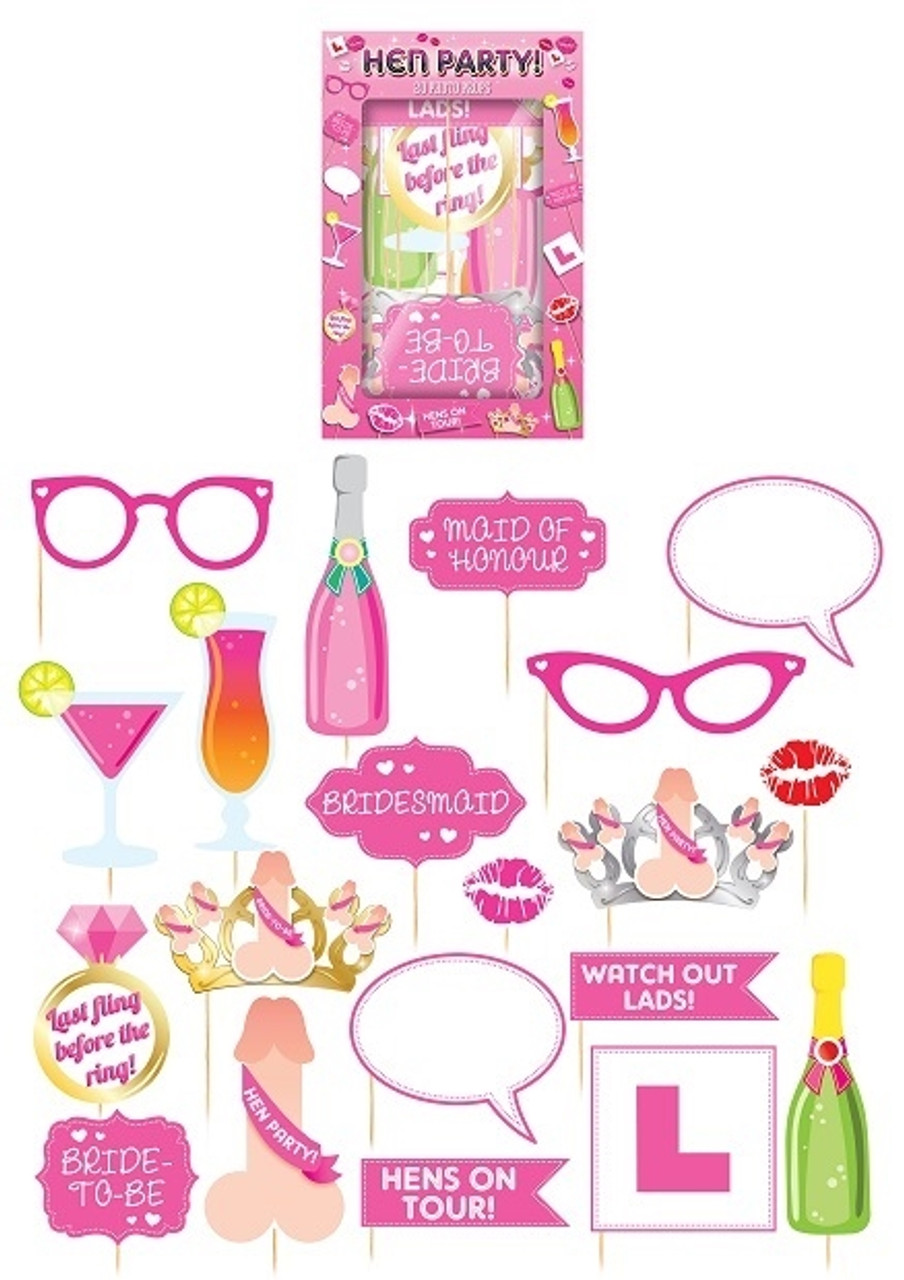 Hen Party Photo Props | Buy Online
