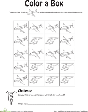 Find the Hidden Letter: P | Worksheet 