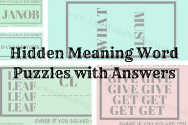 hidden meanings worksheet answers