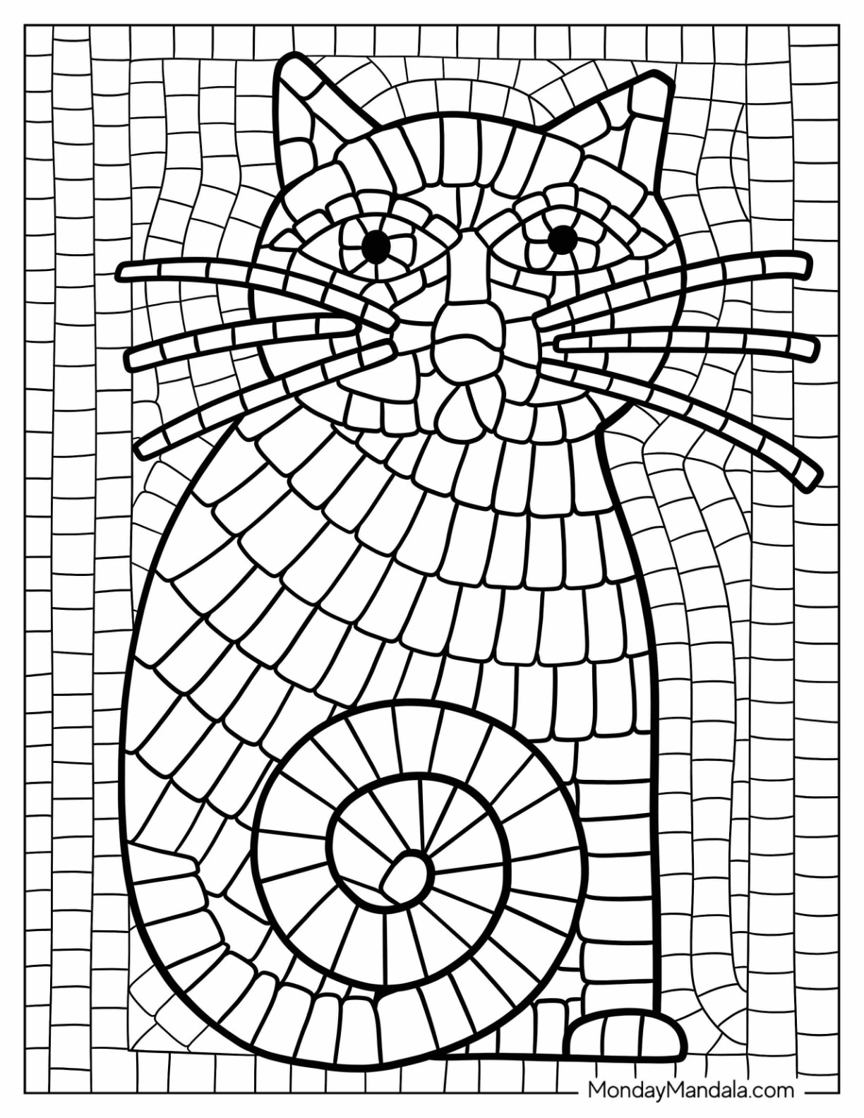 22 Mosaic Coloring Pages Free PDF Printables Worksheets Library 22 Mosaic Coloring Pages Free PDF Printables Worksheets Library