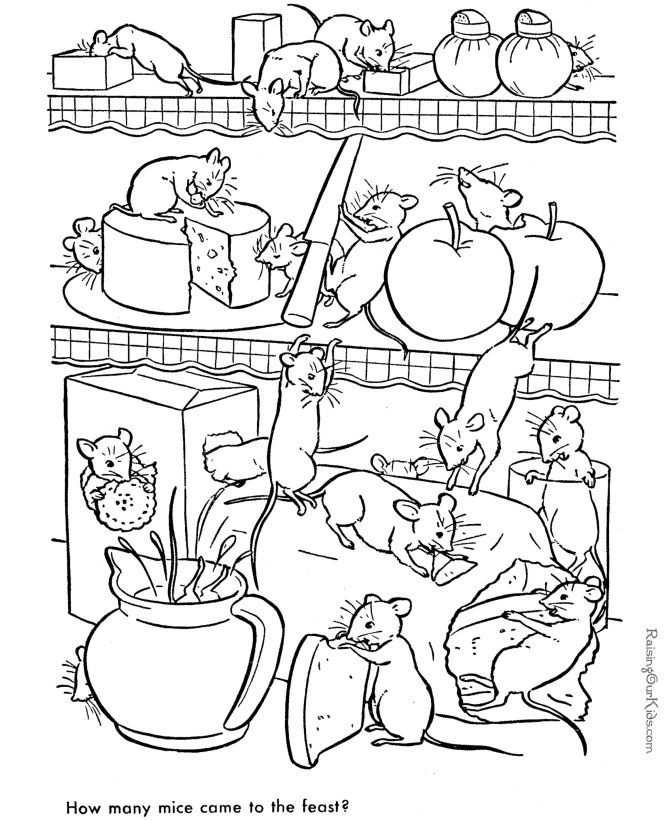 hidden picture worksheet for middle school