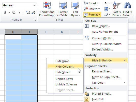 hidden worksheet excel 2010