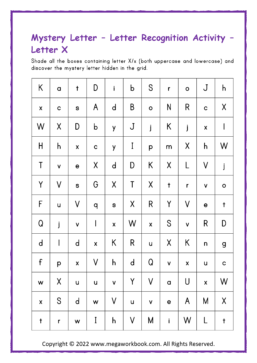 hidden x worksheet