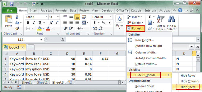 3 Methods to Hide or Unhide One or Multiple Sheets in Excel 2016-2007