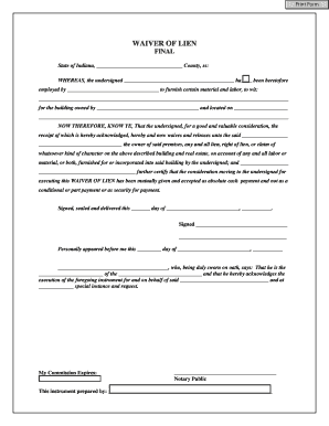 waiver template word Forms - Fillable &  Printable Samples for PDF ...