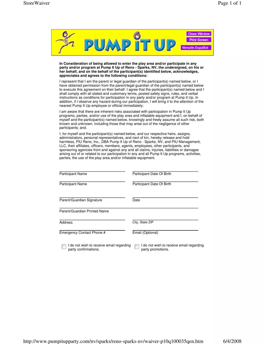 high heaven printable waiver