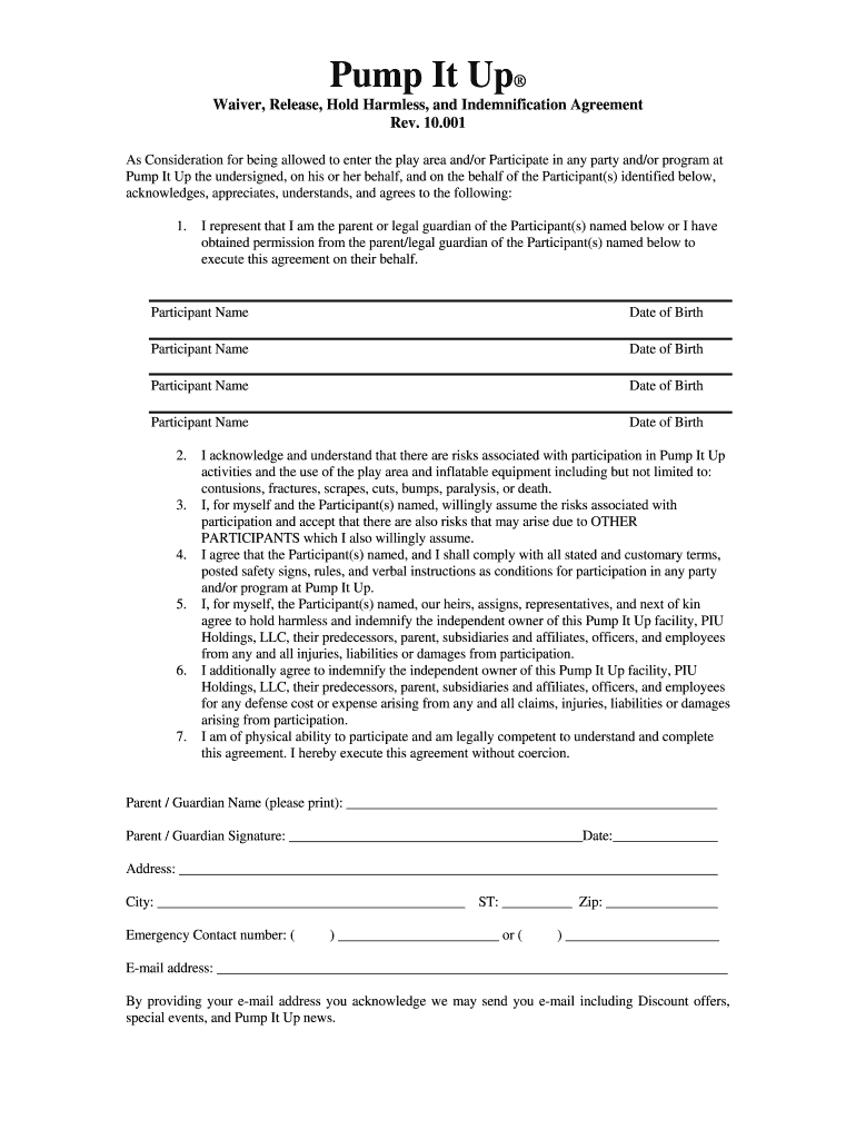 high heaven printable waiver