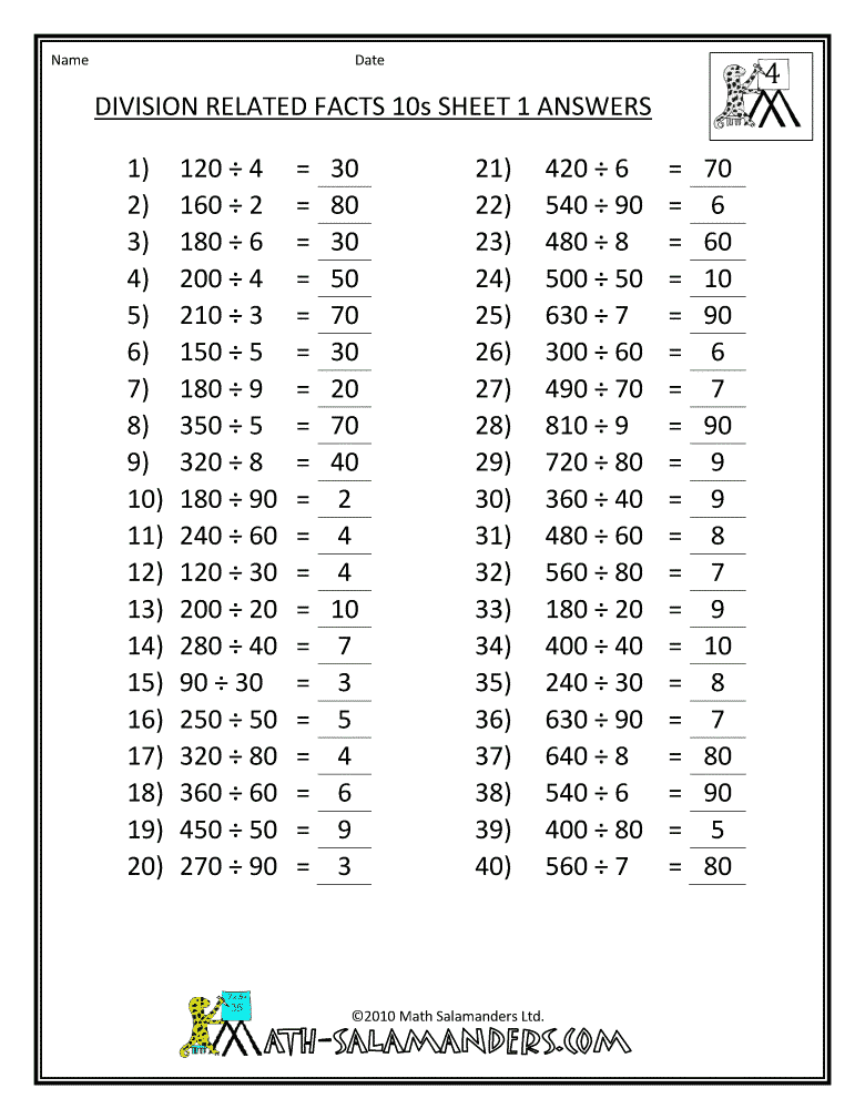 Math Worksheets | Engaged Immigrant Youth