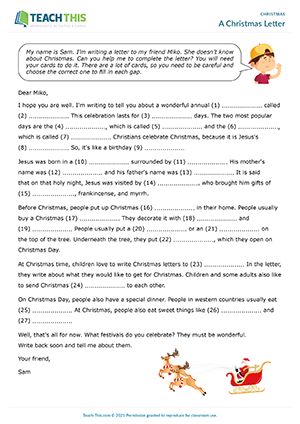 high school english worksheet christmas printables