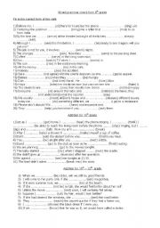 mixed grammar excercises for high school - ESL worksheet by haimbors