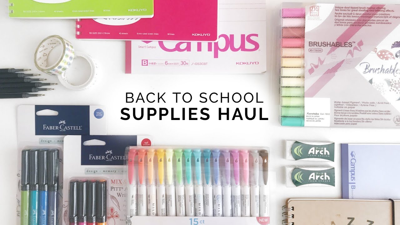 back to school stationery haul! ? senior year of high school