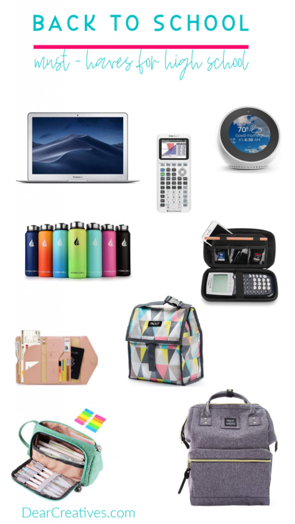 Back To School High School Supplies + Must-Have Lists Dear Creatives