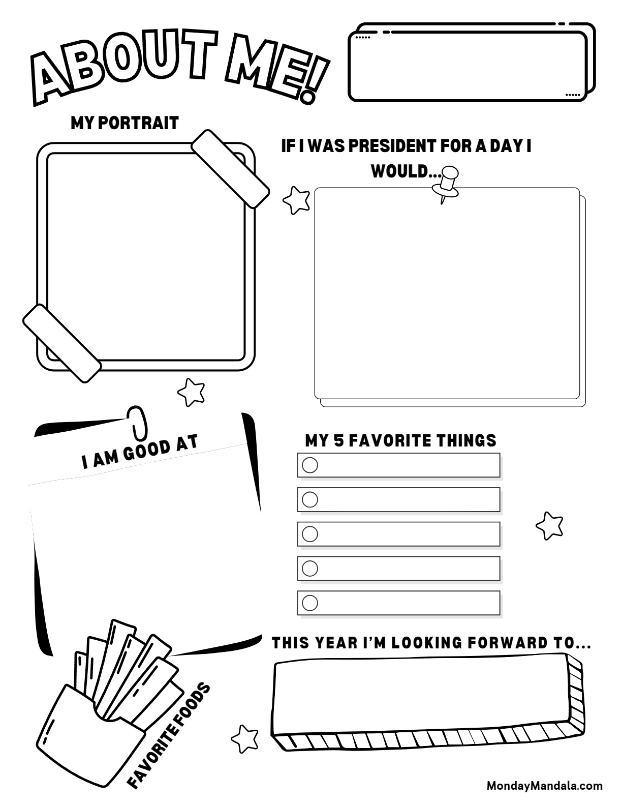 30 All About Me Worksheets (Free PDF Printables)