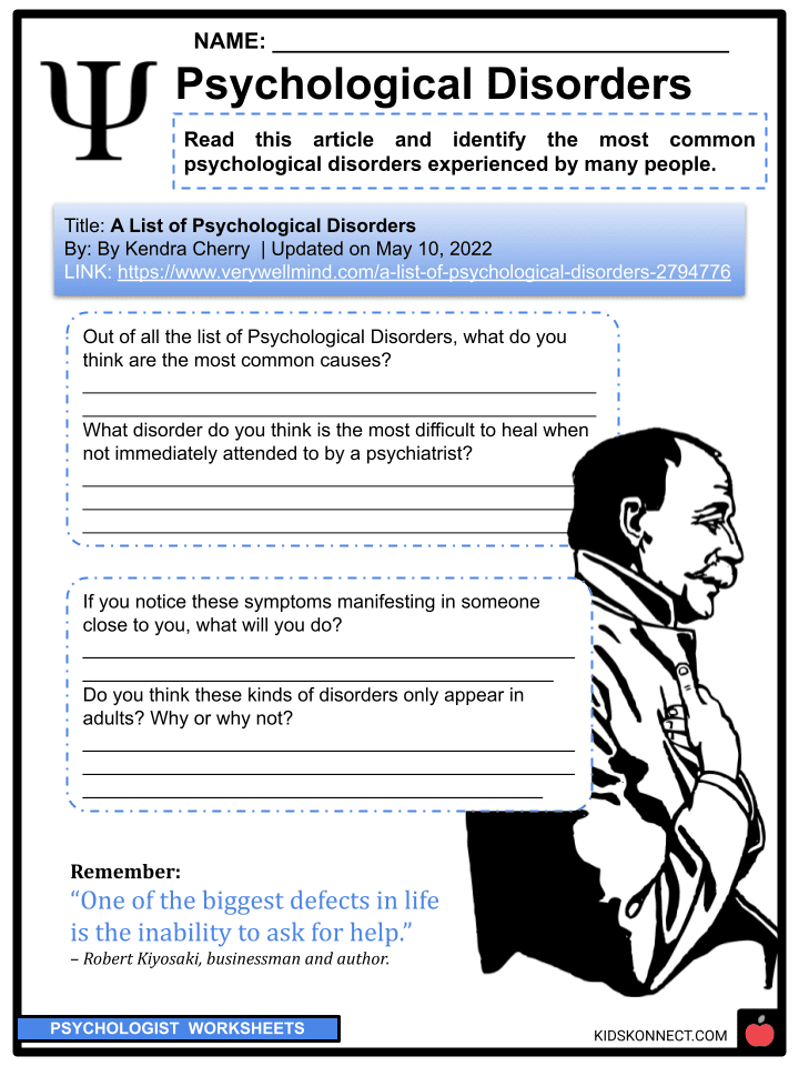Psychologist Facts &  Worksheets for Kids | Career, Function ...