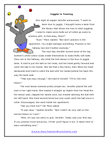 high school reading worksheet