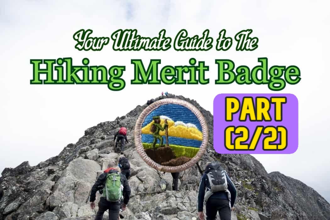 hiking merit badge worksheet answers