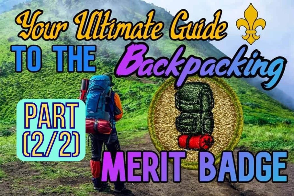 hiking merit badge worksheet answers