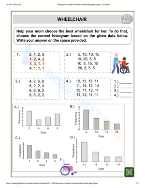 histogram worksheet with answers