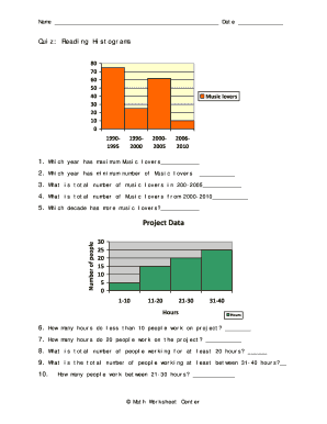 Histogram Worksheet Pdf - Fill Online, Printable, Fillable, Blank ...