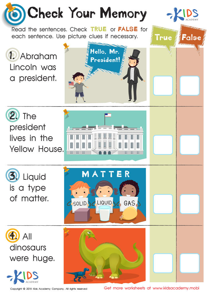 history worksheet for 1st graders