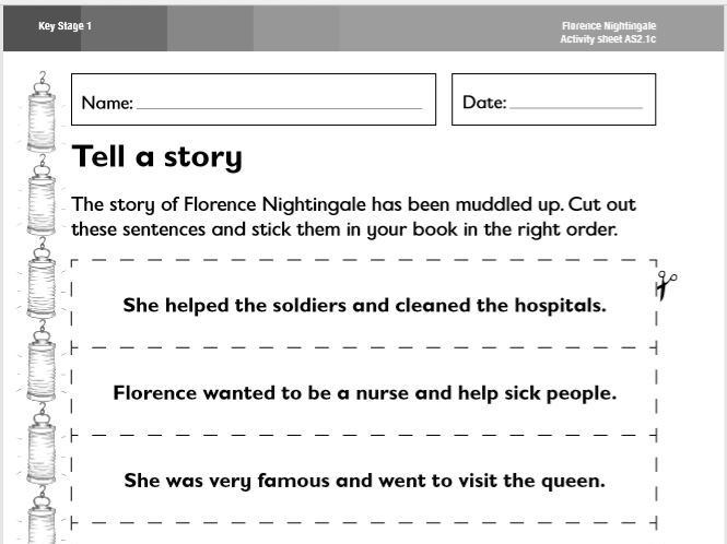 KS1 (Year 1 and 2) History: Florence and Nightingale (2 ...