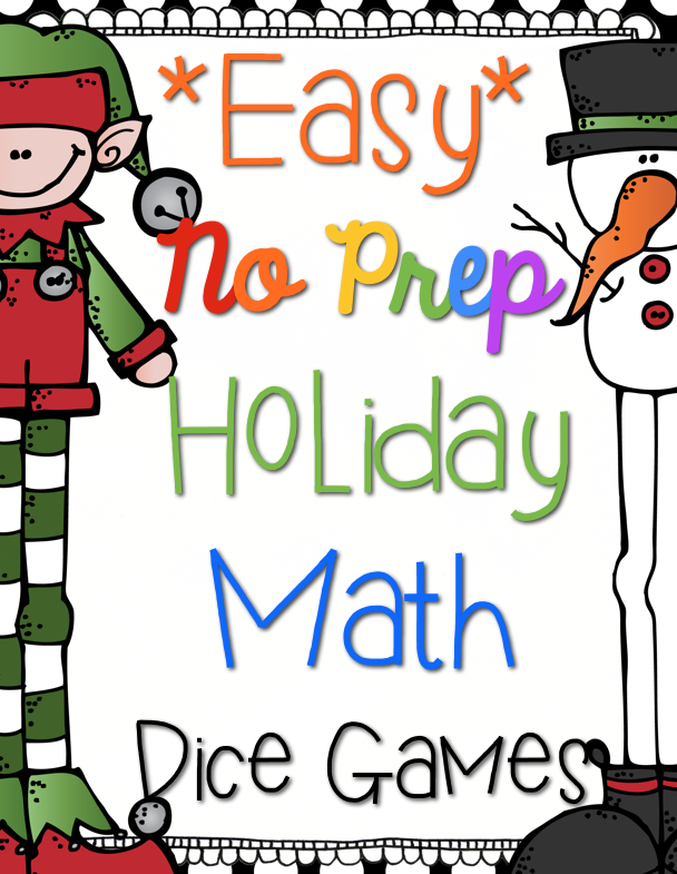 Just Add Dice Holiday Math Games : Blue Skies with Jennifer White