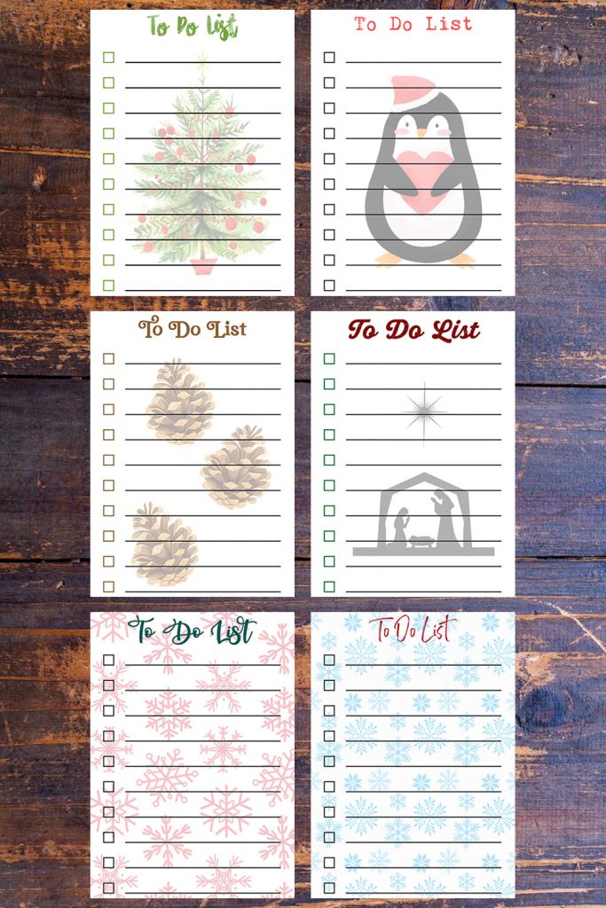Free Printable Holiday To-Do Lists • Rose Clearfield