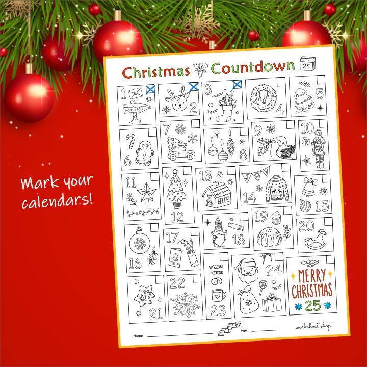 holiday worksheet free