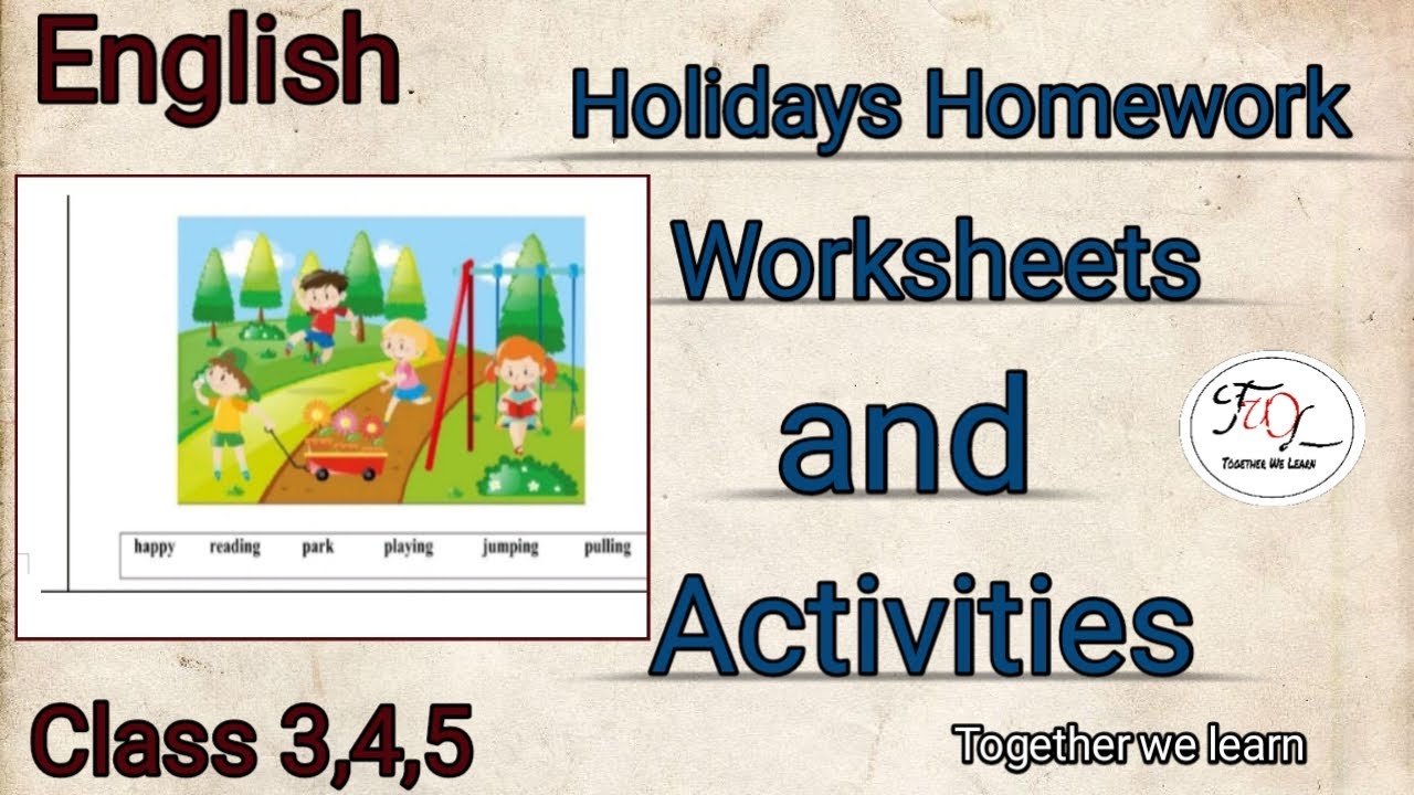 holiday worksheet grade 4