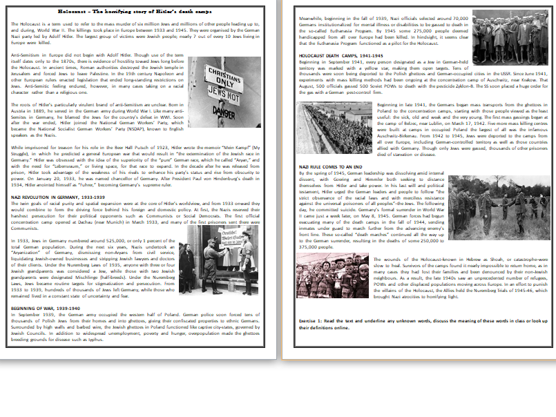 Holocaust - The horrifying story of the WWII death camps - Reading ...