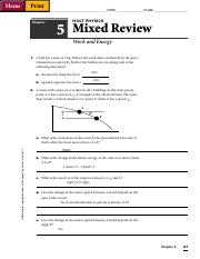 holt physics section review worksheet answers