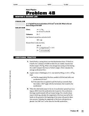 holt physics section review worksheet answers
