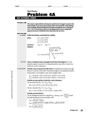 Holt Physics Problem 4a Answers - Fill and Sign Printable Template ...