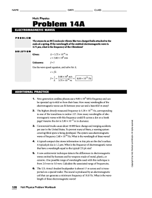 Holt Physics Problem Workbook Answers Pdf - Fill Online, Printable ...