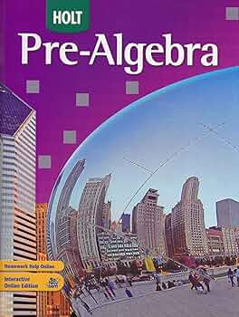 holt pre algebra worksheet