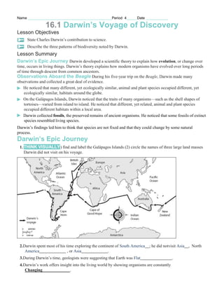 Chapter 16 worksheets | PDF