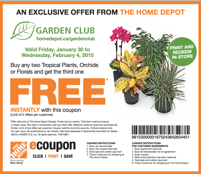 home depot garden coupons printable